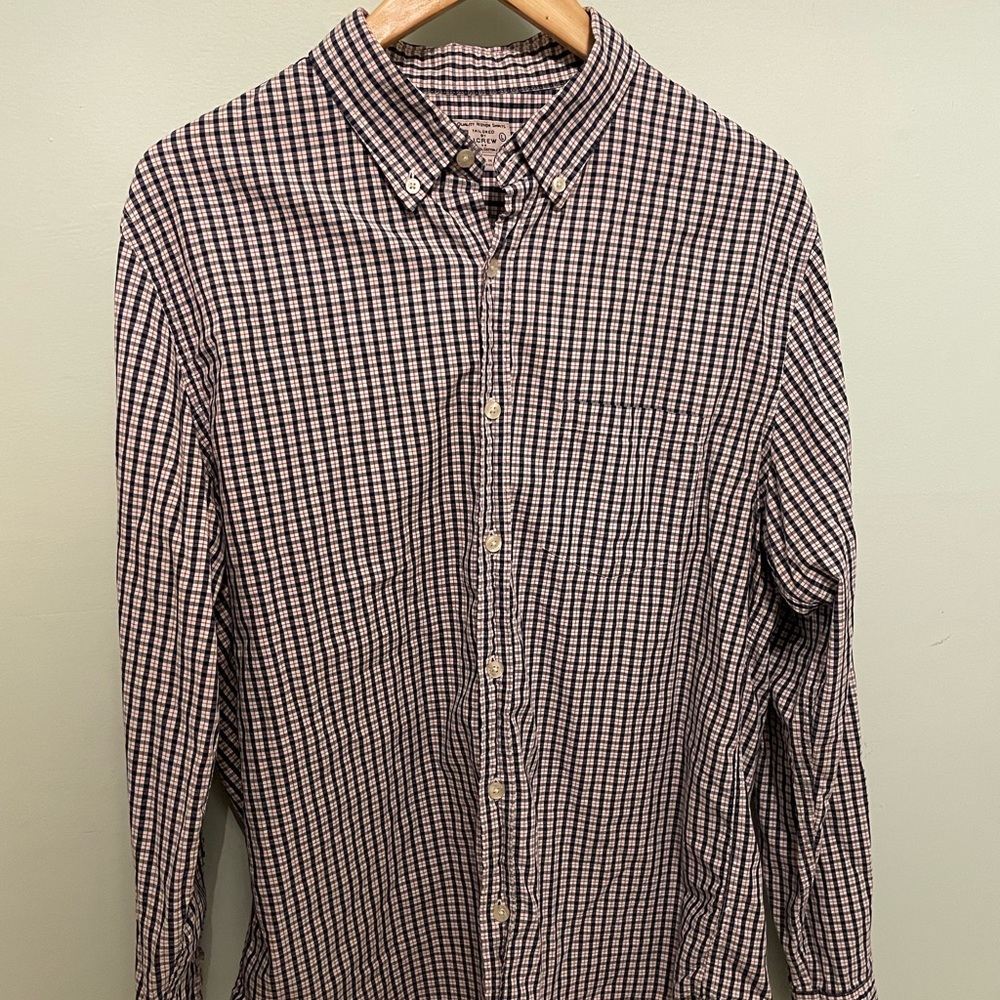 J. Crew mens long sleeve button down